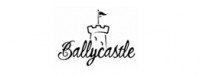 Logo with the word 'Ballycastle' and a small castle illustration above it.