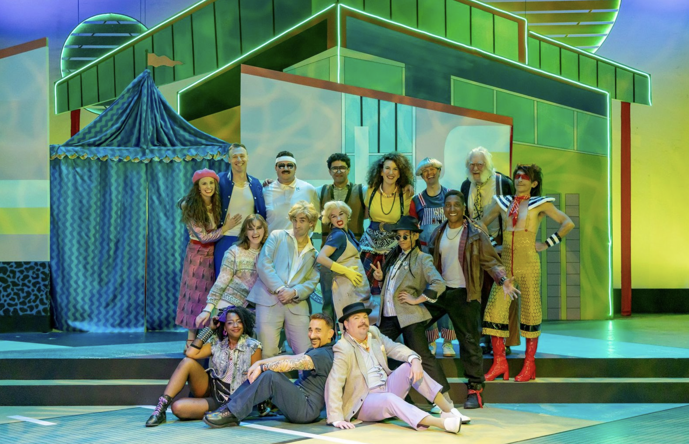 Pictured: Courtney Lucien*, Grant Niezgodski*, Robert Carlton Stimmel*, Jason Coffenberry*, Elizabeth Chinn Molloy, Cary Davenport*, Jim Hopkins*, Giles Davies*, Dani Grace Nissen, Patrick Earl Phillips*, Hannah Gregory, Aiden Sims*, K.P. Powell*, Ja