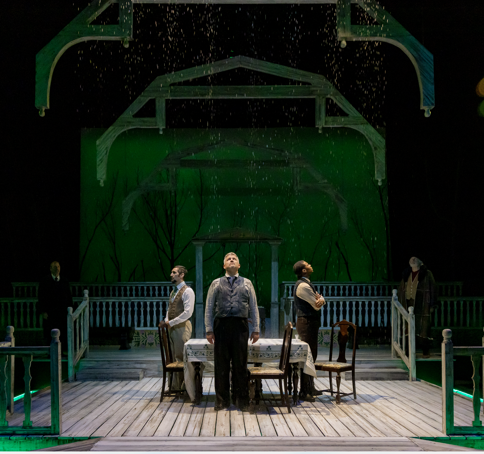 Pictured: Barry Mulholland*, Patrick Earl Phillips*, Matthew Lewis Johnson*, Montez Jenkins Copeland*, and Jim Hopkins*