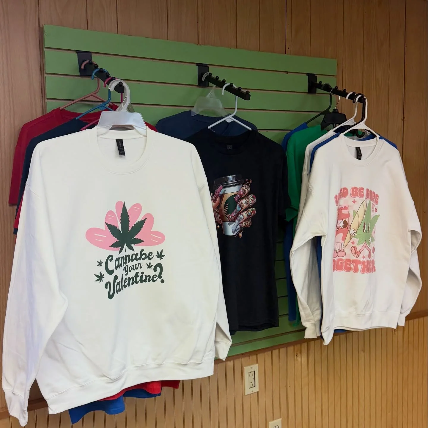 💕 Almost Valentines!! 💕

In-store &amp; online sale February 14th! ⚡️

Hoodies and Tshirts on sale now! 

CamdynsThePlug.com

#valentines #sale #hoodies