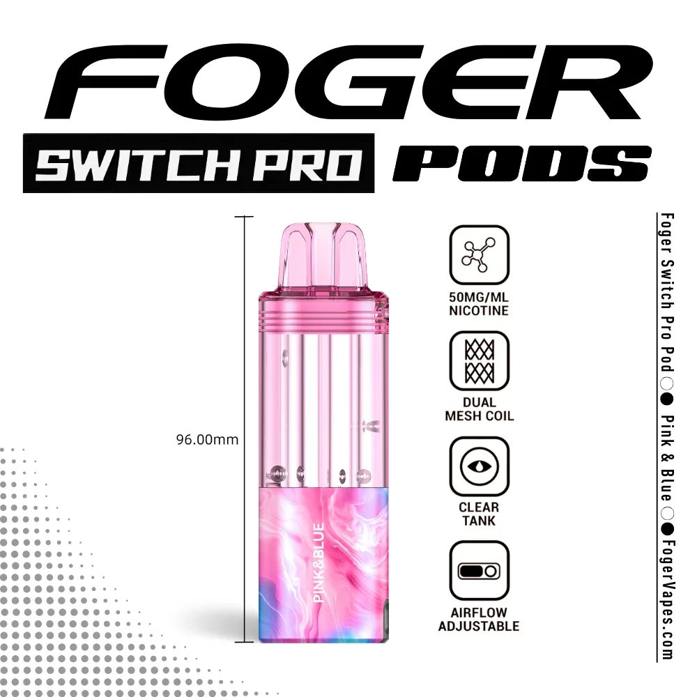 Foger Switch Pro Pod 30K Puffs - Pink & Blue
