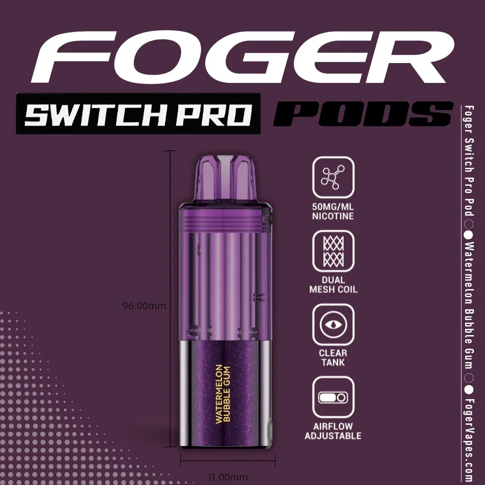 Foger Switch Pro Pod 30K Puffs - Watermelon Bubble Gum