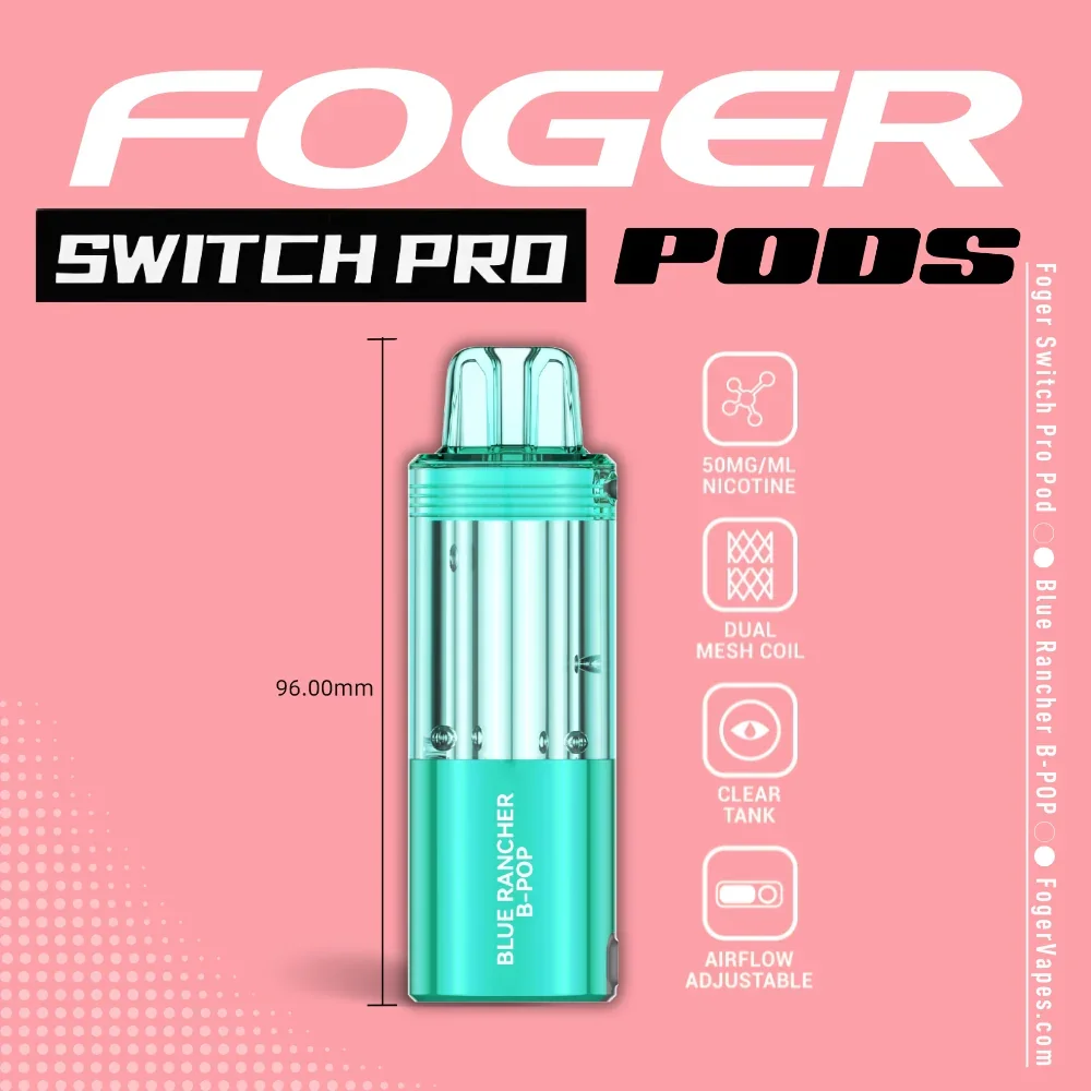 Foger Switch Pro Pod 30K Puffs - Blue Rancher B-POP