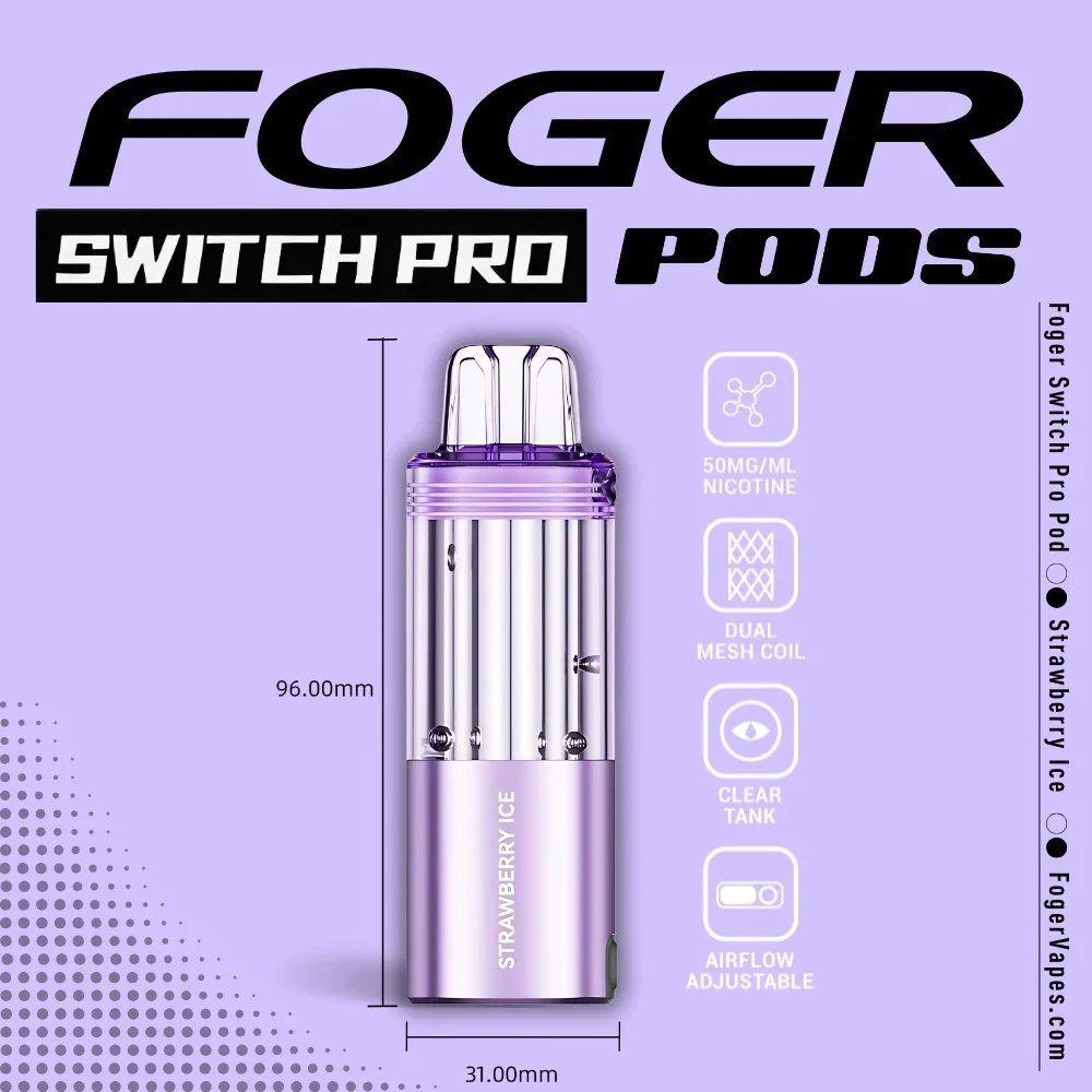 Foger Switch Pro Pod 30K Puffs - Strawberry Ice