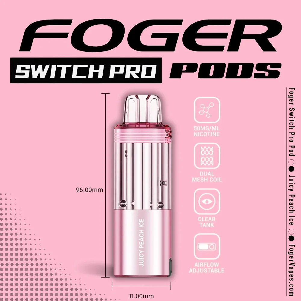 Foger Switch Pro Pod 30K Puffs - Juicy Peach Ice
