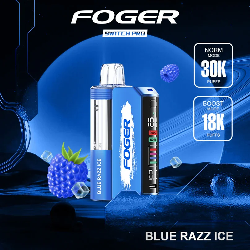 Foger Switch Pro Kit 30K Puffs Vape - Blue Razz Ice