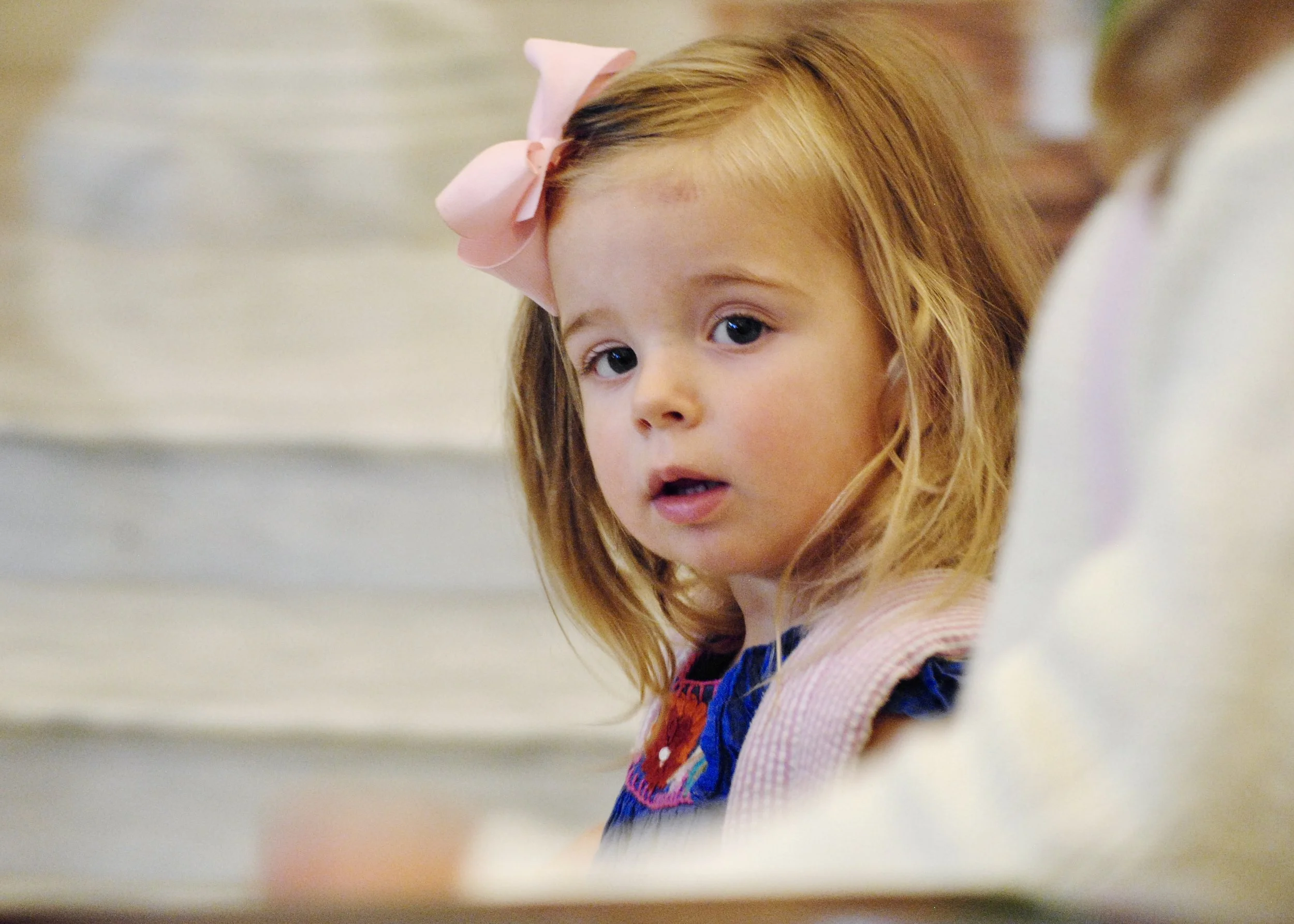 Children during Holy Eucharist