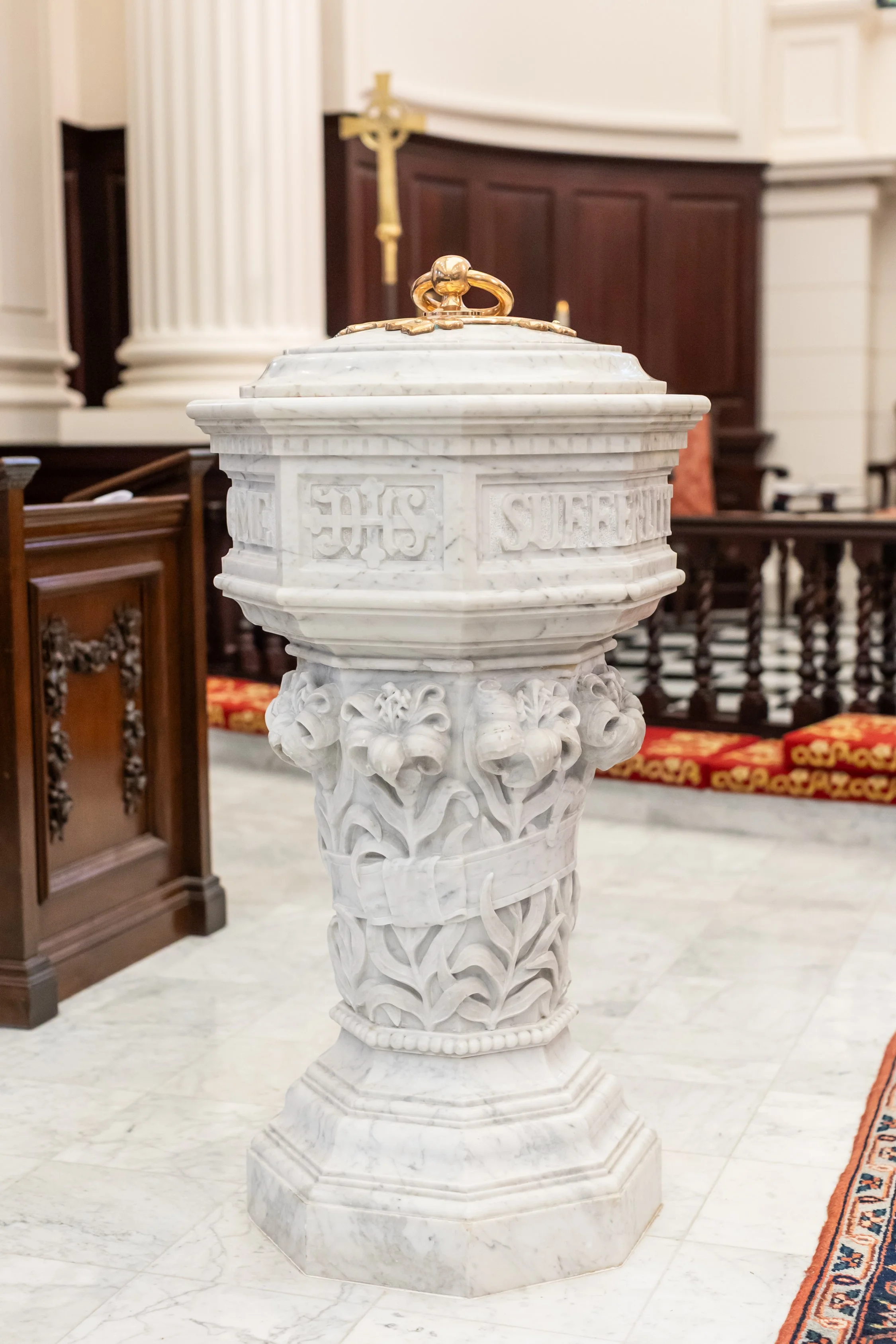 Baptismal Font at St. James's