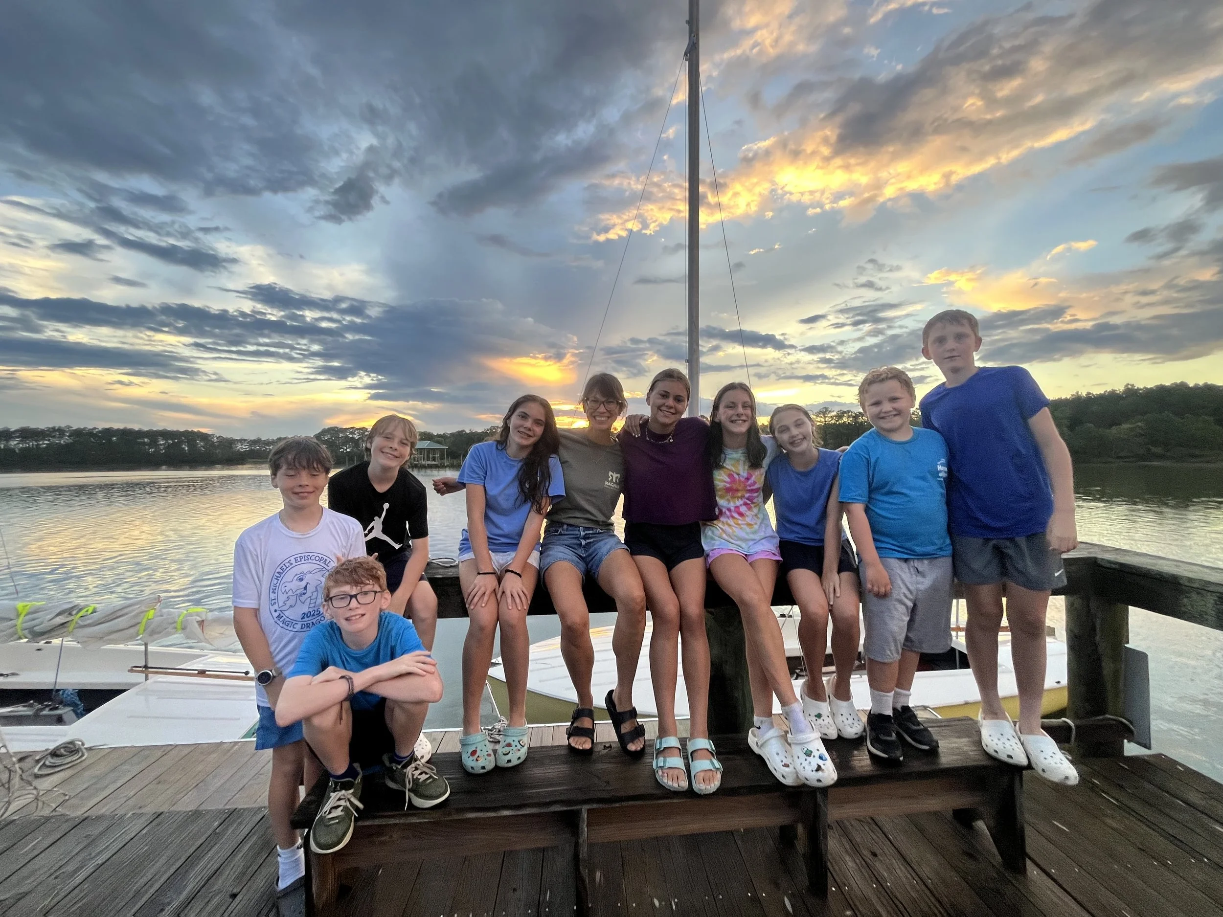 Youth at an event for St. James's Episcopal Church