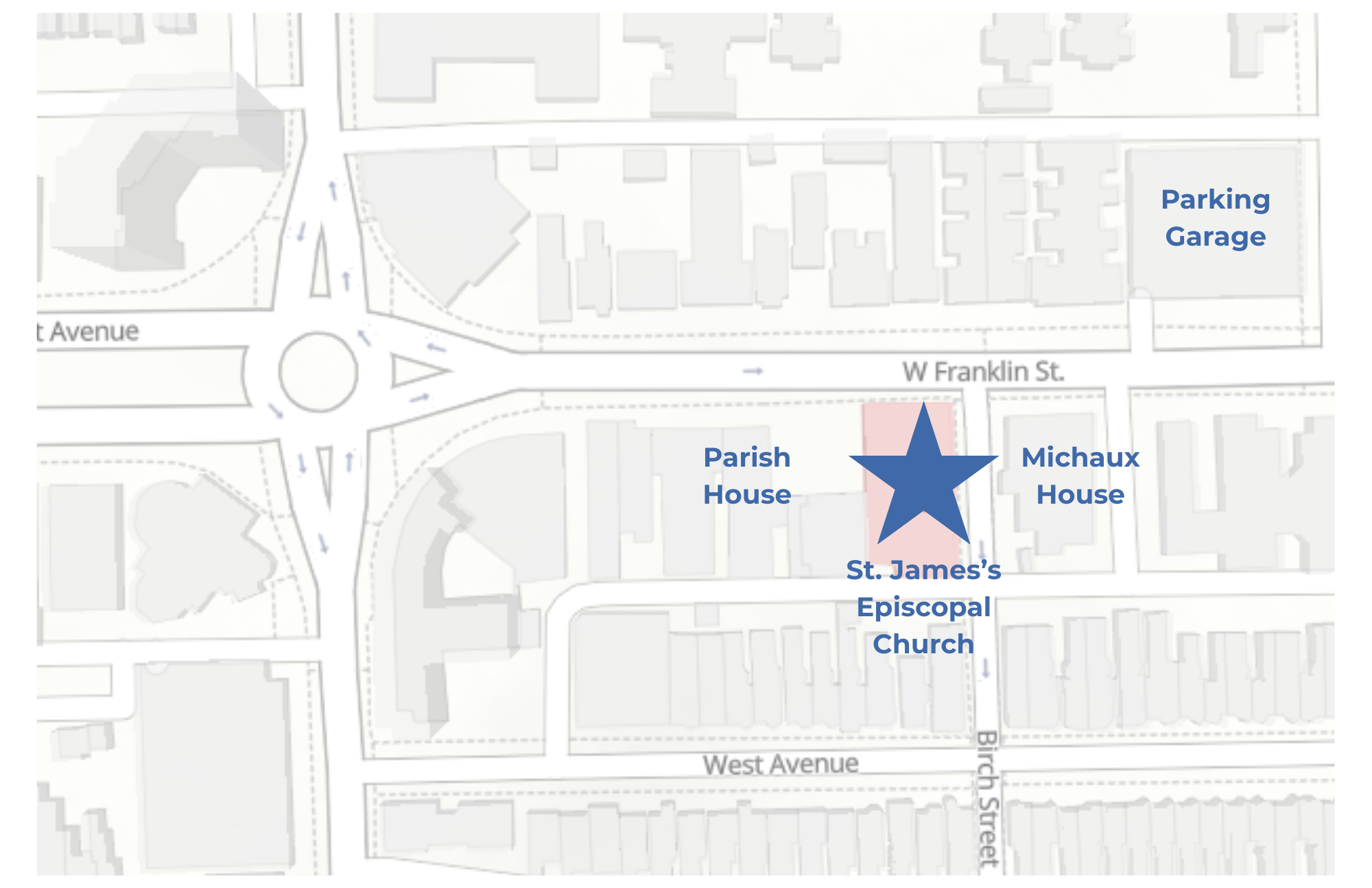 St. James's Campus Map