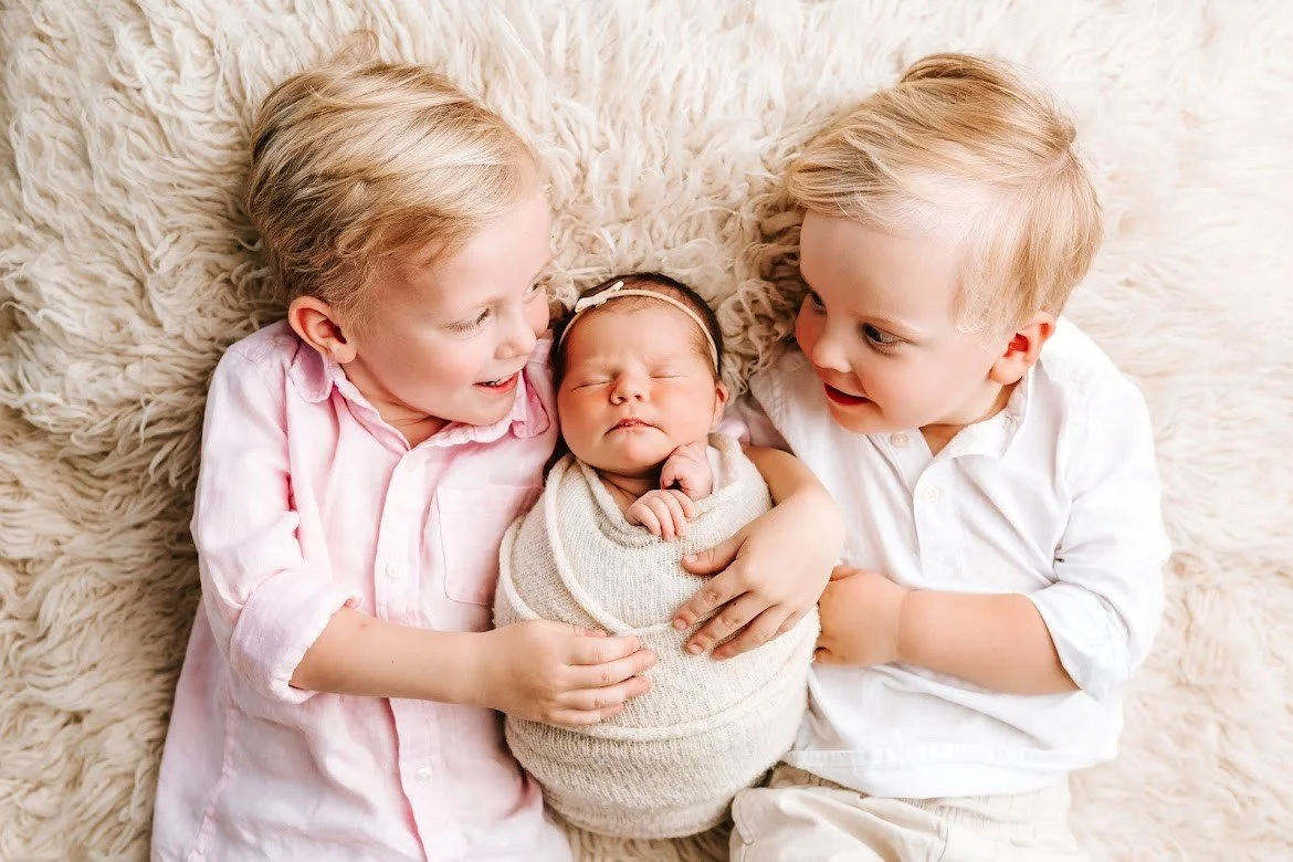 Young children of parishioners at St. James's Episcopal Church