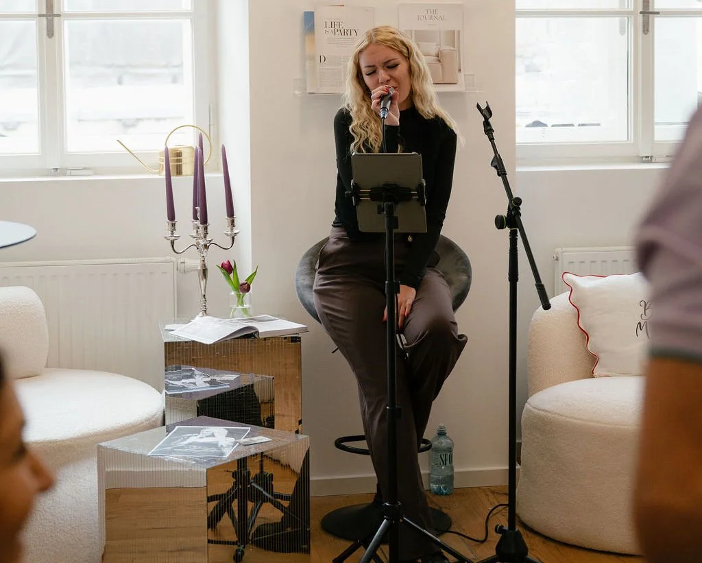 Event Live Sängerin Gesang von Freudentränen