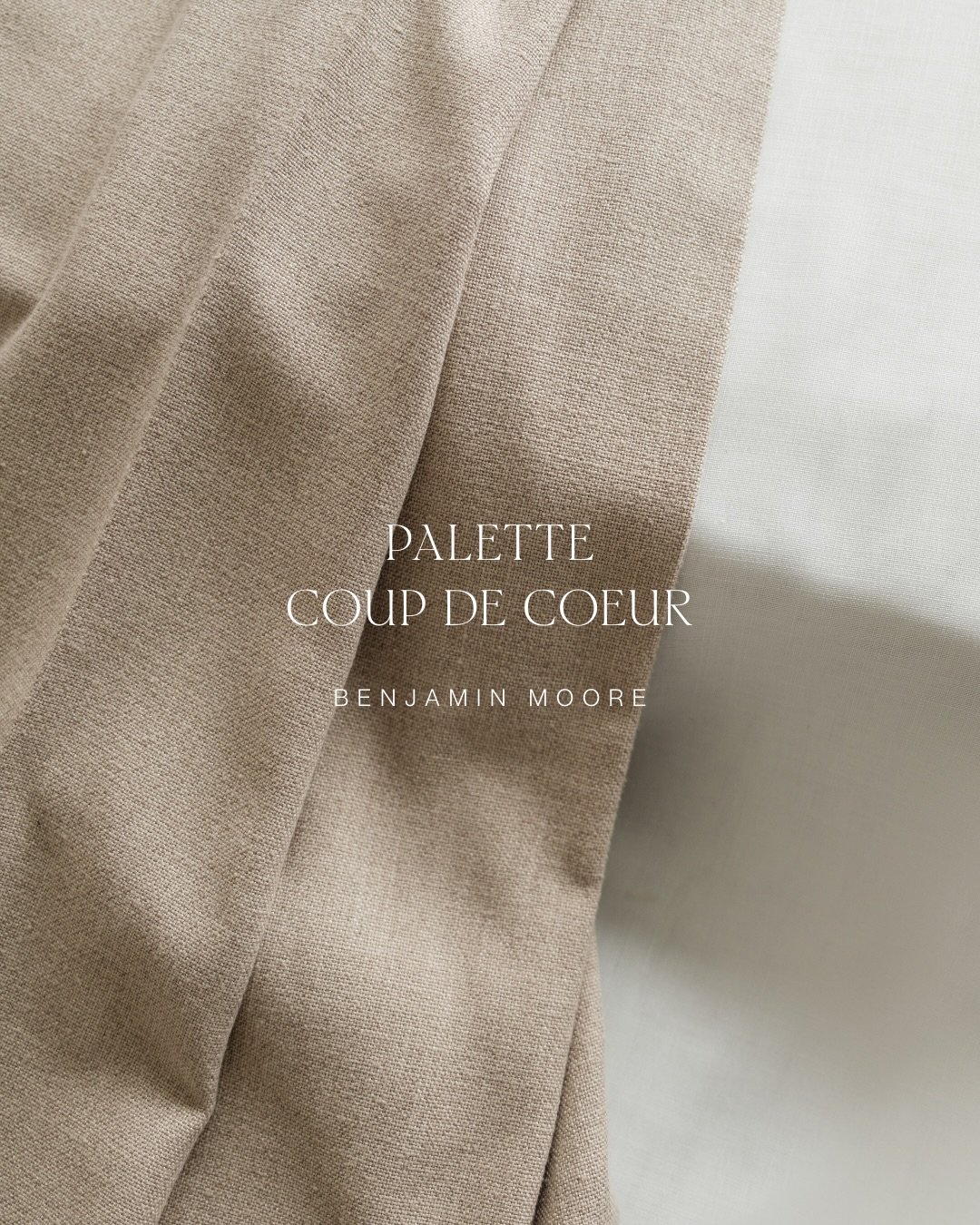 Notre palette favorite du moment sign&eacute;e @benjaminmoore 🤎 &mdash; &Ccedil;a vous parle vous aussi 👀