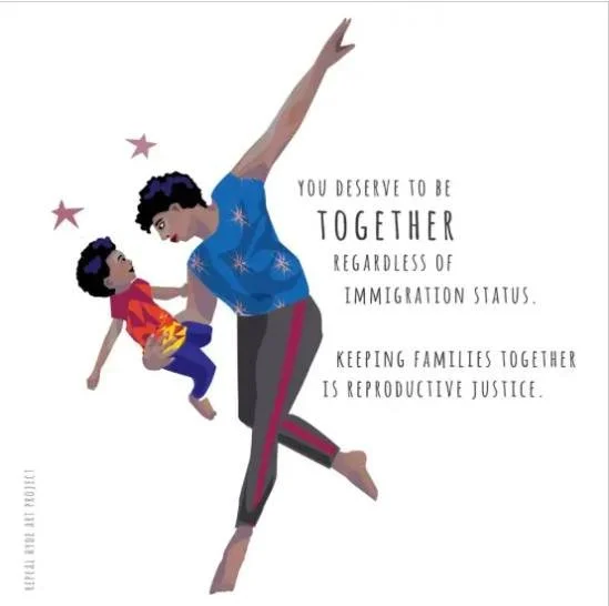 We stand against violence toward our immigrant communities.
Abortion is healthcare.
Immigration justice is reproductive justice.
We are with the people and families &mdash; always. ✊🏽🖤