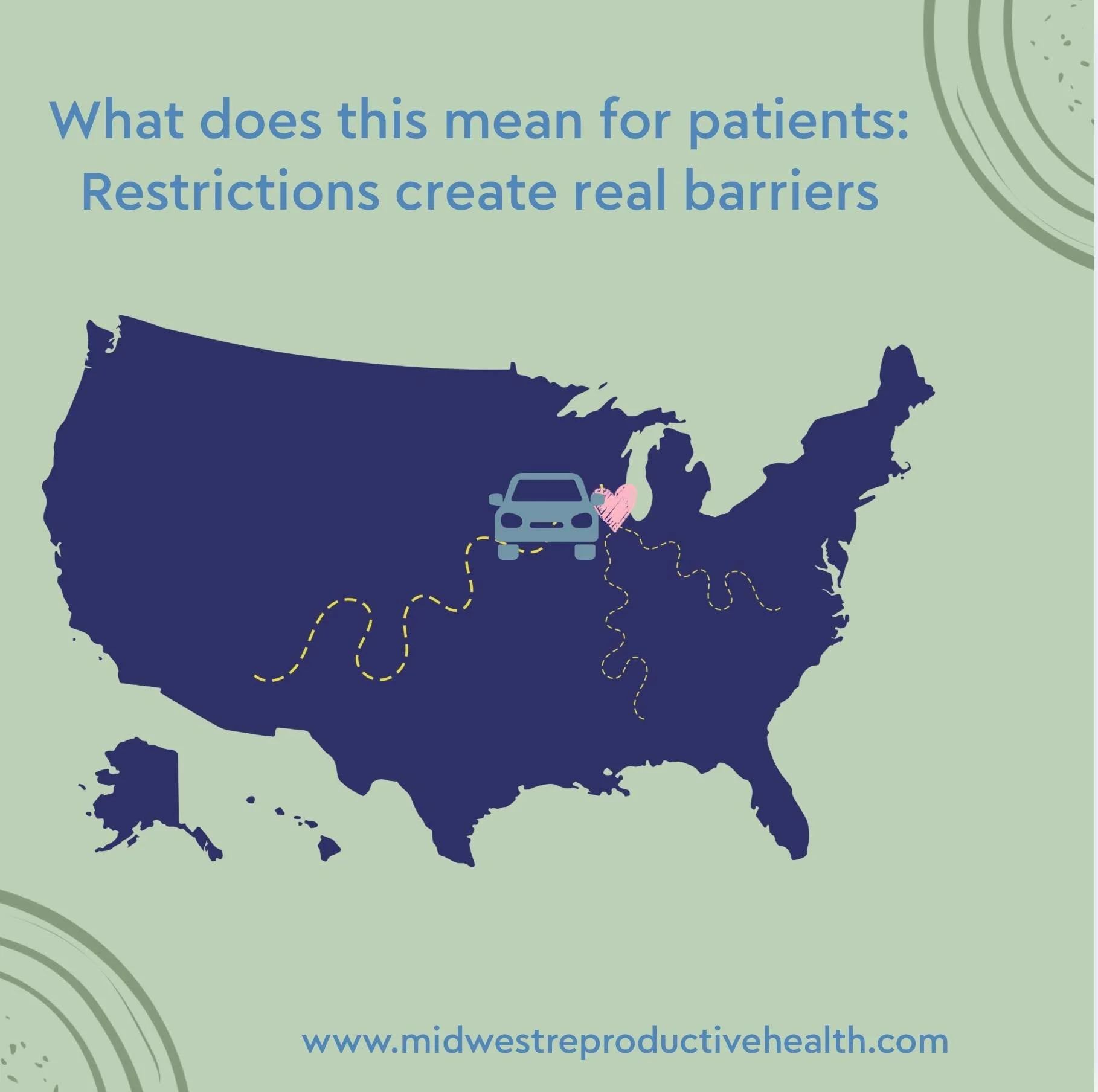 When legal decisions affect medication abortion, patients feel it immediately.
If access becomes more restricted, it could mean:

&bull; Fewer telehealth options
&bull; More in-person clinic visits
&bull; Increased travel&mdash;especially across stat