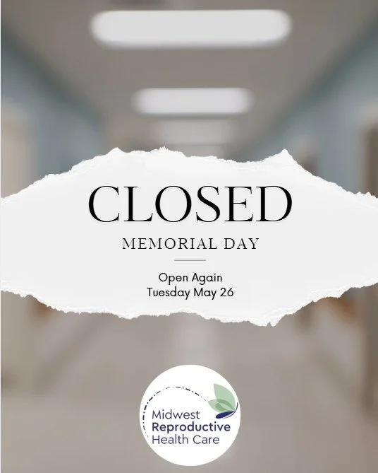 Memorial Day Closure Notice 

Our clinic and phone lines will be closed on Monday, May 25 in observance of Memorial Day.

We will reopen and resume regular operations on Tuesday, May 26 at 9:00 AM.

If you need assistance, please feel free to leave a