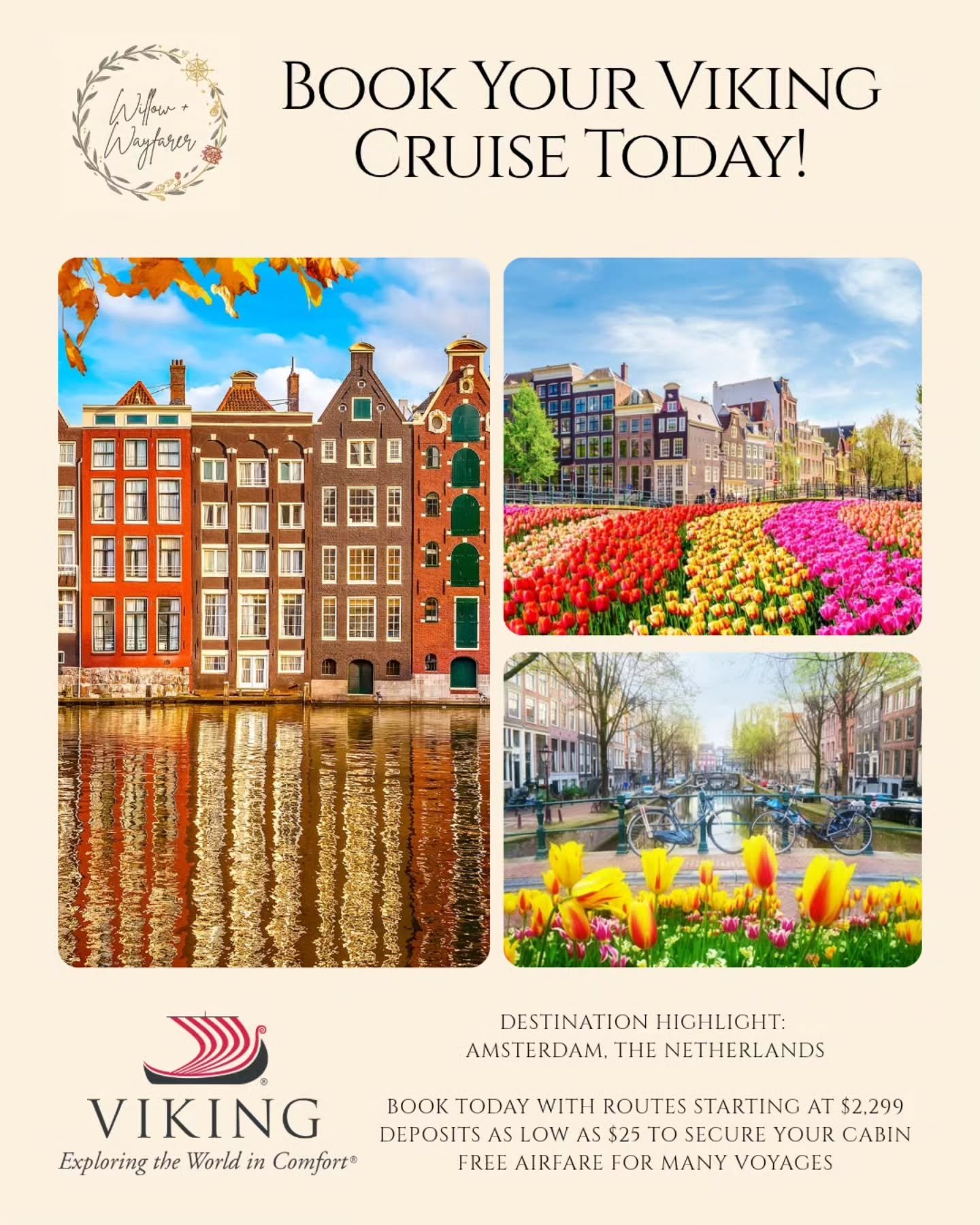 🚢 ✨ The Viking Anniversary Sale is HERE ✨ 🚢

This is the moment seasoned travelers wait for all year. For a limited time, you can lock in unforgettable, luxury included voyages from just $2,299 with some of Viking&rsquo;s best offers, including:

✈