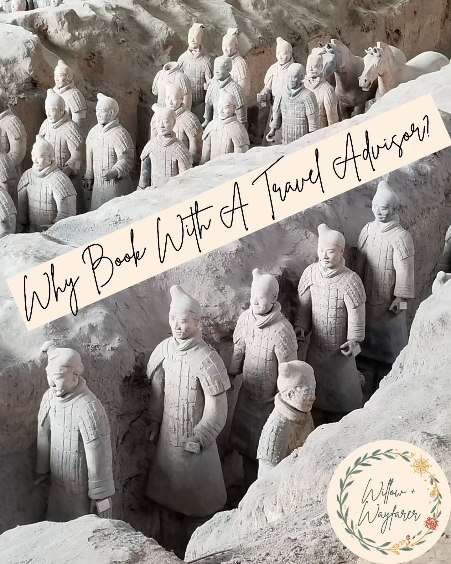 ✨ The Value of a Travel Advisor ✈️
At Willow + Wayfarer, we turn travel dreams into seamless, story-worthy experiences.

🌿 Expert Guidance
Decades of travel experience means every recommendation comes from real insight &mdash; not algorithms.

🕰️ T