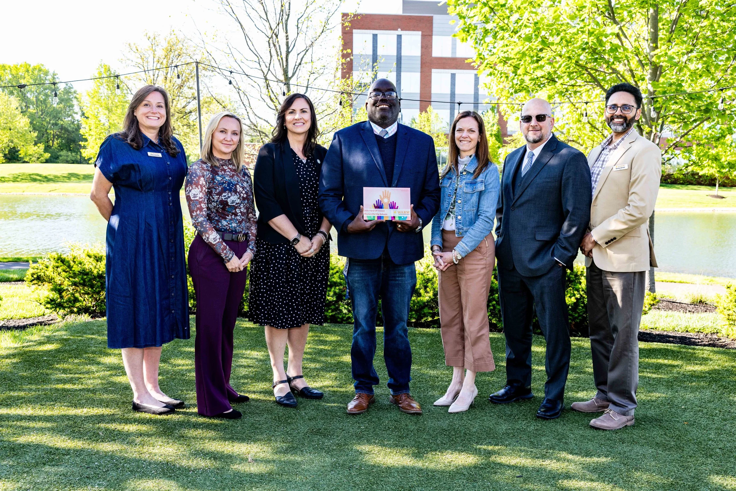 Westerville City Schools Honored with WARM's Hand Up Award