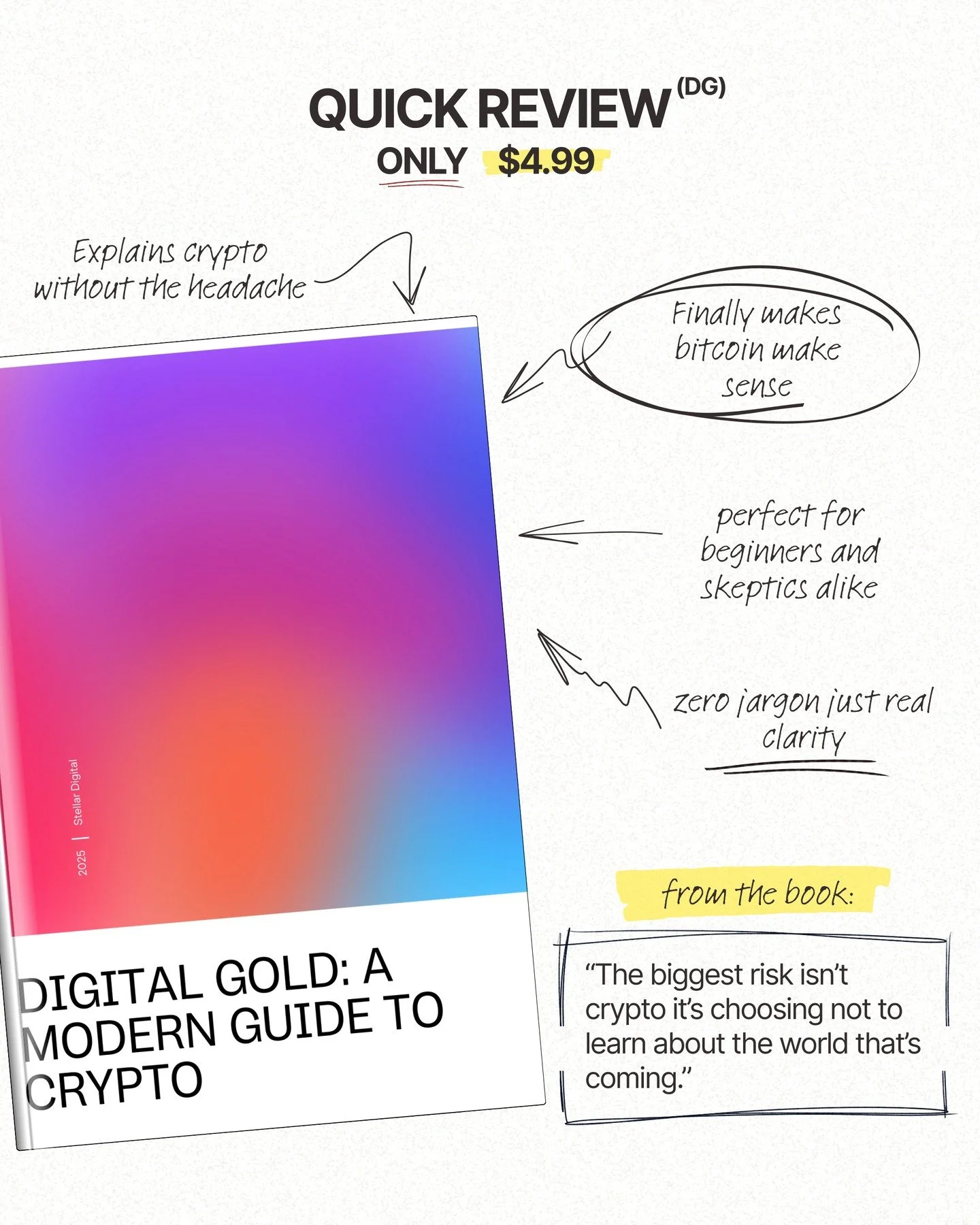 Crypto is shaping the next decade. Understanding it doesn&rsquo;t have to be a struggle. This guide gives you the clarity to move with confidence not confusion.

#cryptoguide #Crypto #blackfriday #digitalgold #education #bitcoinexplained #blockchain 