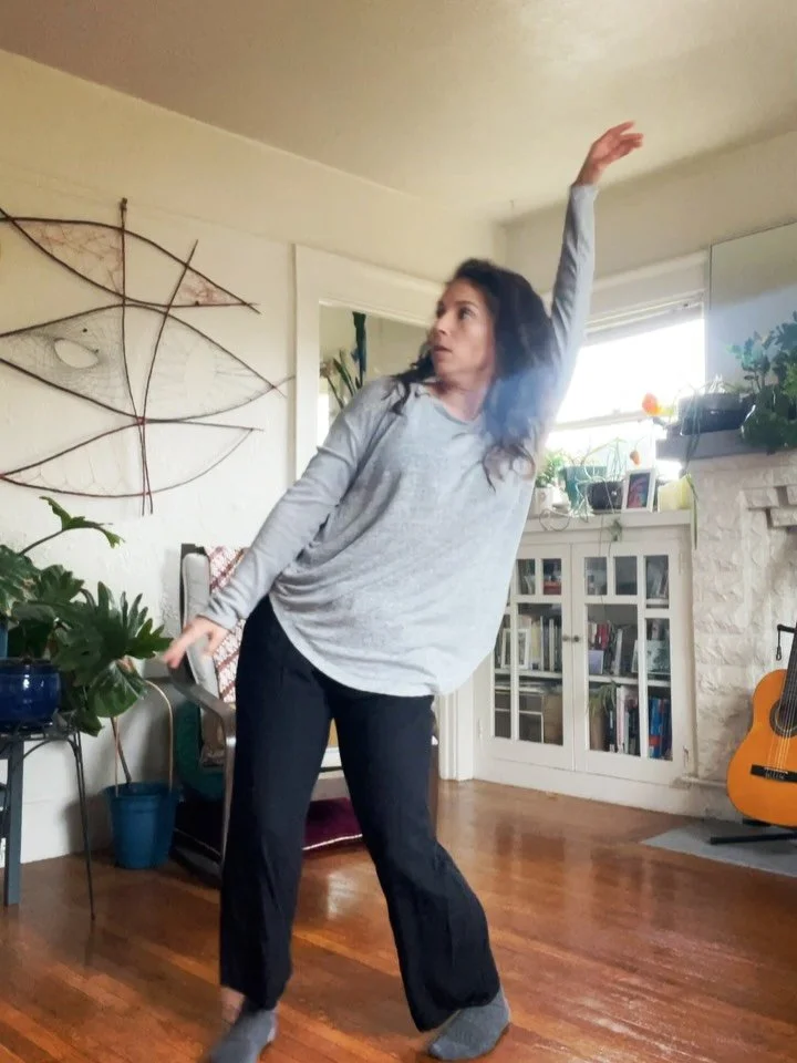 A little living-room improvisation.  See more (and others) improving on the darkest day of the year, tomorrow, 12-6pm, at the Finnish Hall in Berkeley. 
I was playing with the concepts of levers, fluidity, and layers.  It was a reflection of what I&r