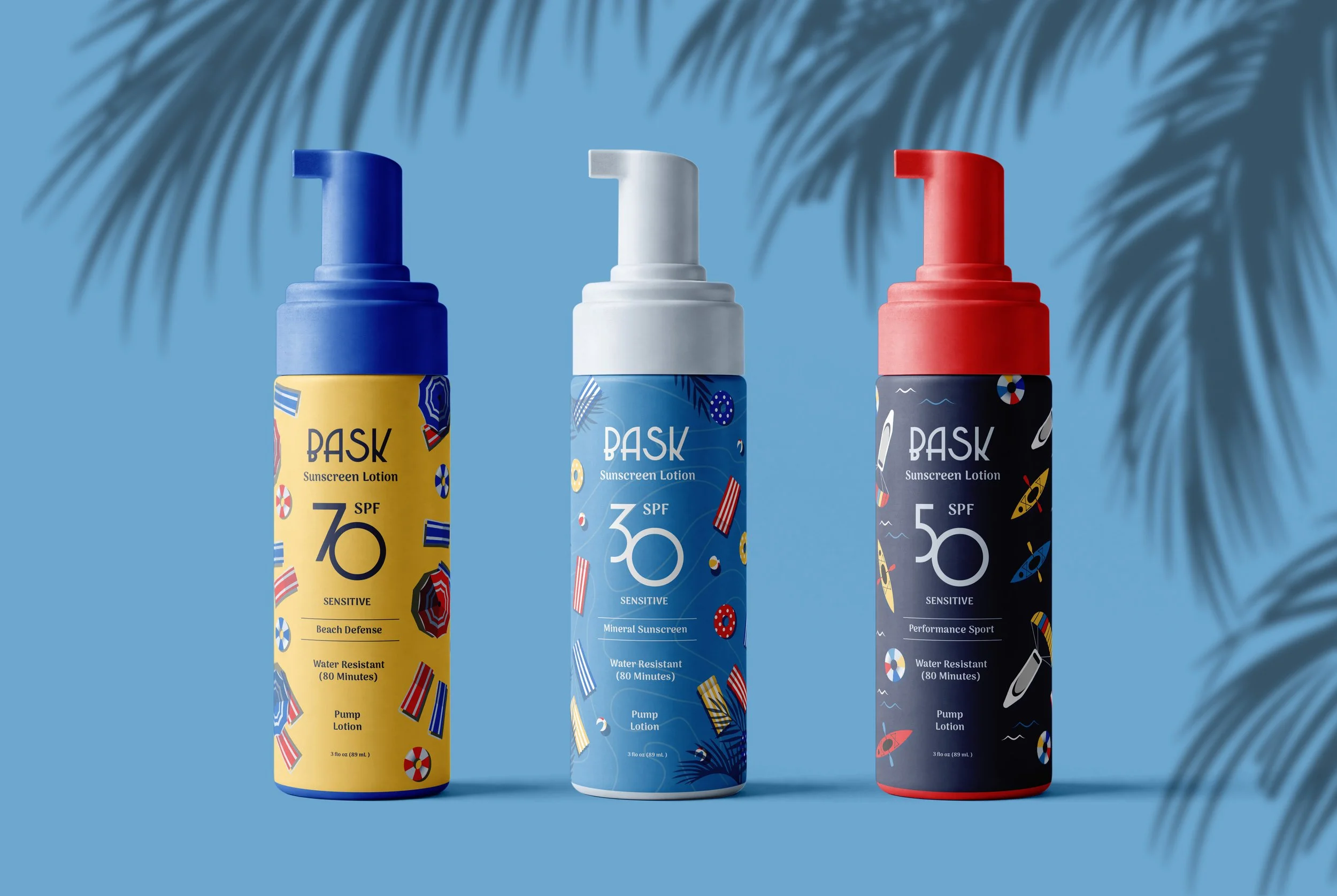 Bask Sunscreen Packaging