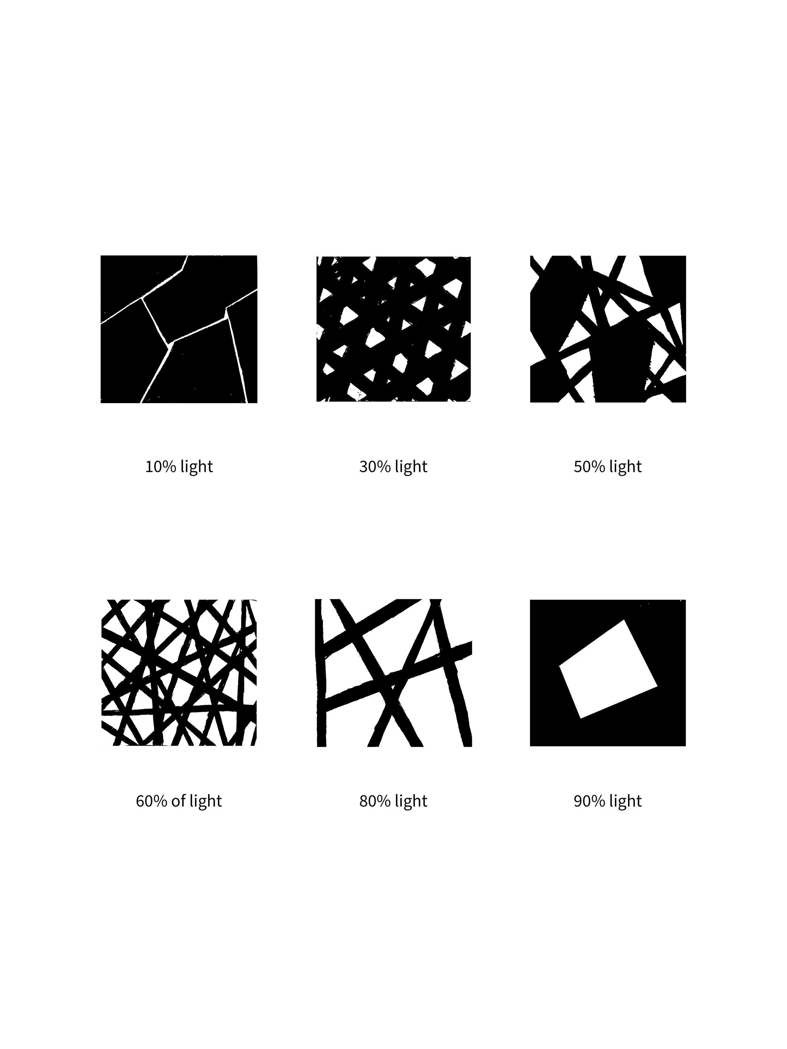 Light study
Light penetration diagram to define public spaces