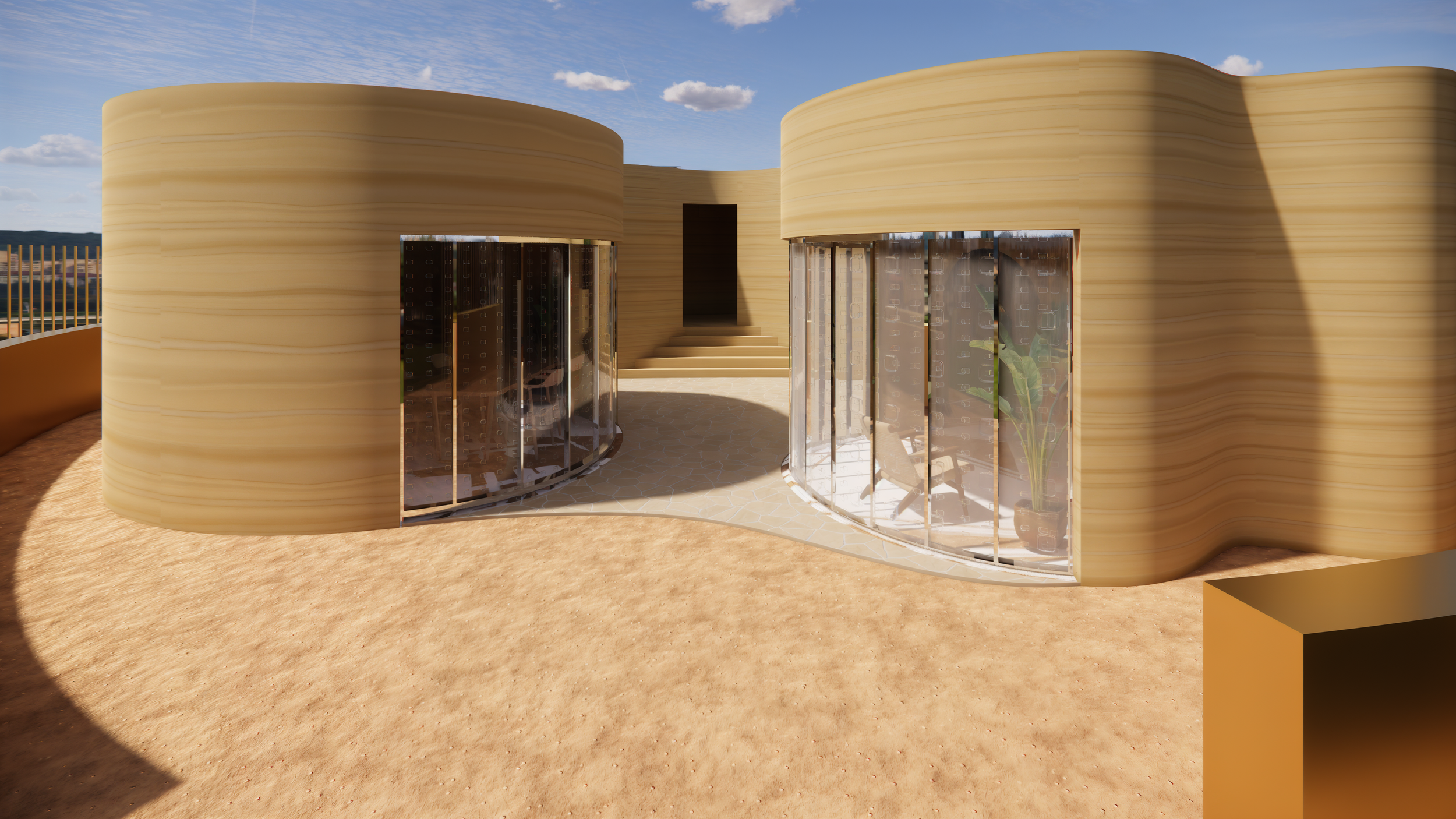 Rammed Earth House - Self-initiated study