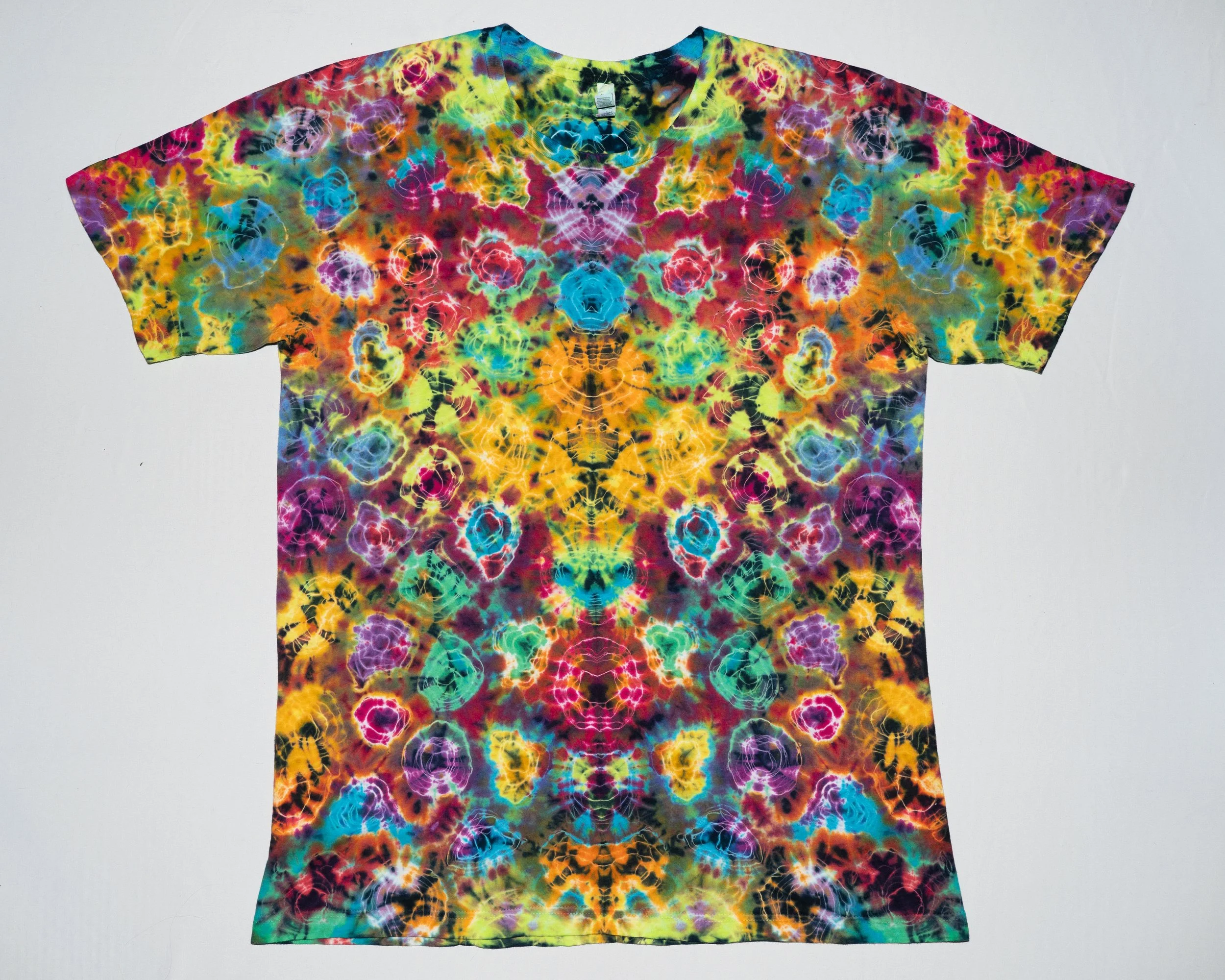 Burnt Rainbow Kenney Style Tie Dye - XL