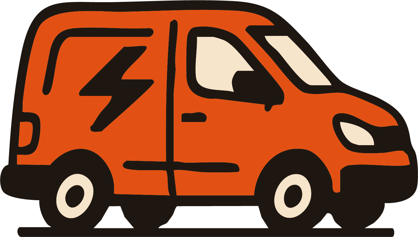 small van courier