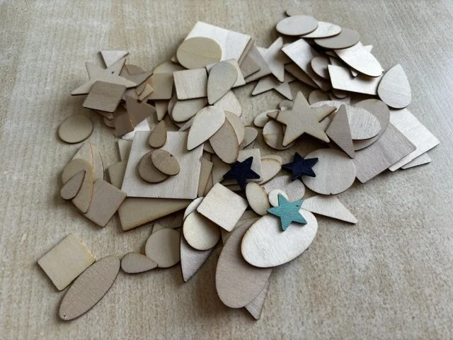 £15. Paint shaped wooden pieces and make them into colourful jewellery or key rings.