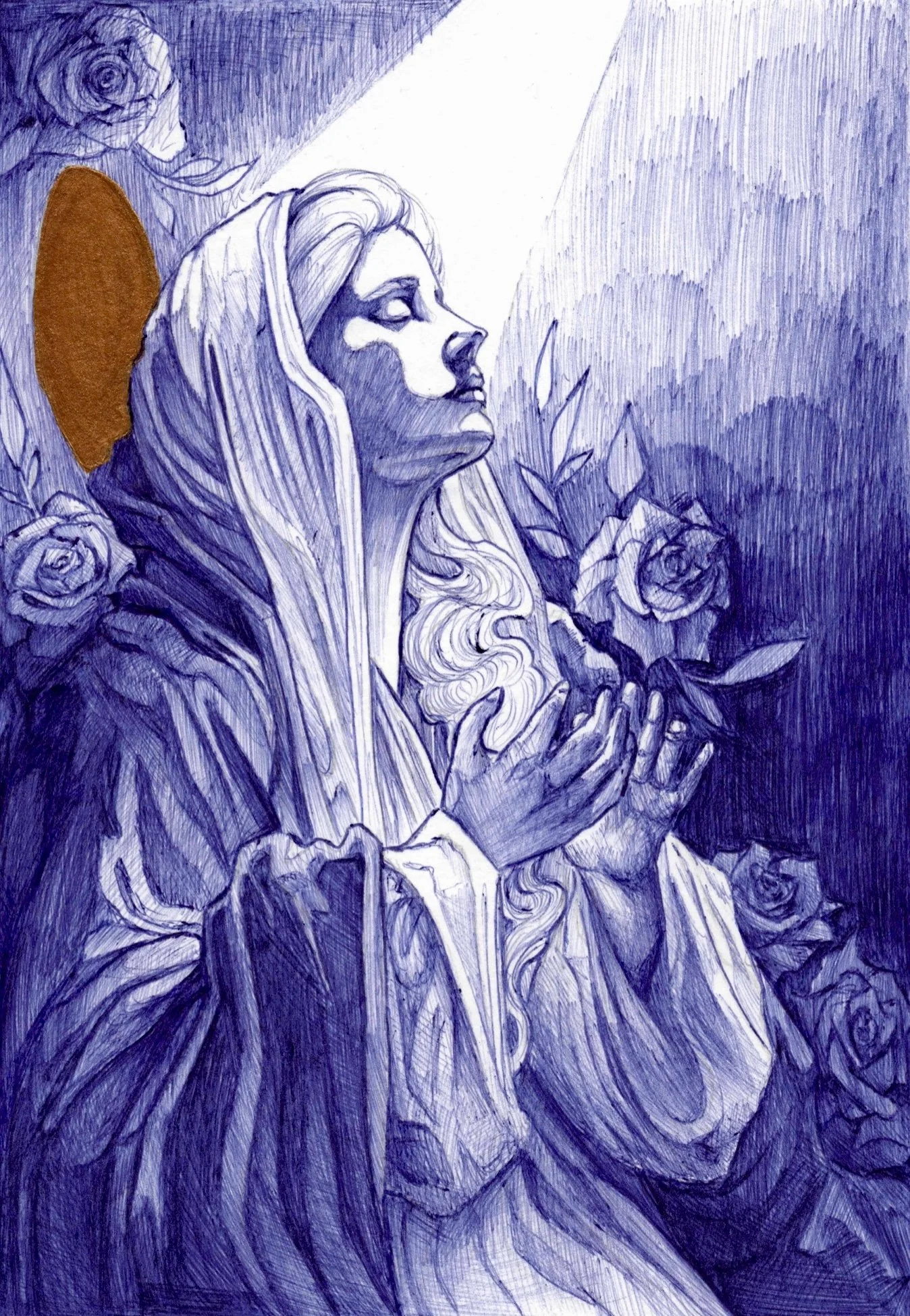 "Salve Regina" - Affiche fine art A4 - 10 euro