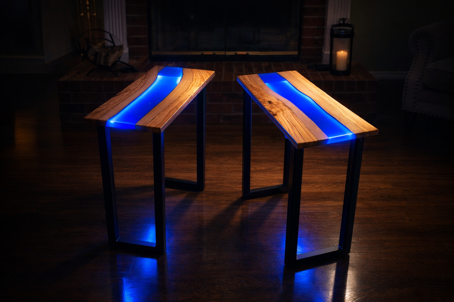 Pillar of Light - Side Tables