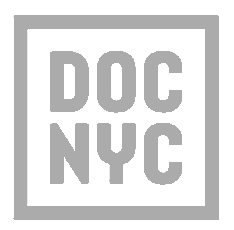 Black and white logo with 'DOC NYC' inside a square border.