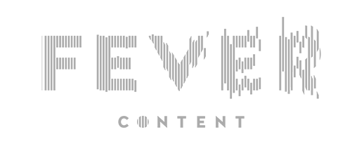 The logo for Fever Content, featuring the words 'FEVER' in a bold, striped font and 'CONTENT' underneath in smaller, solid letters.