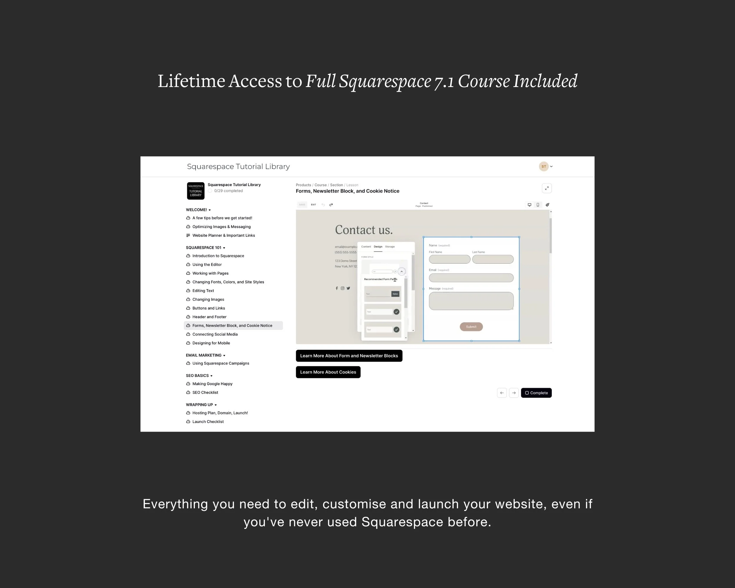 Squarespace 7.1 Course Included with Website Template.jpeg