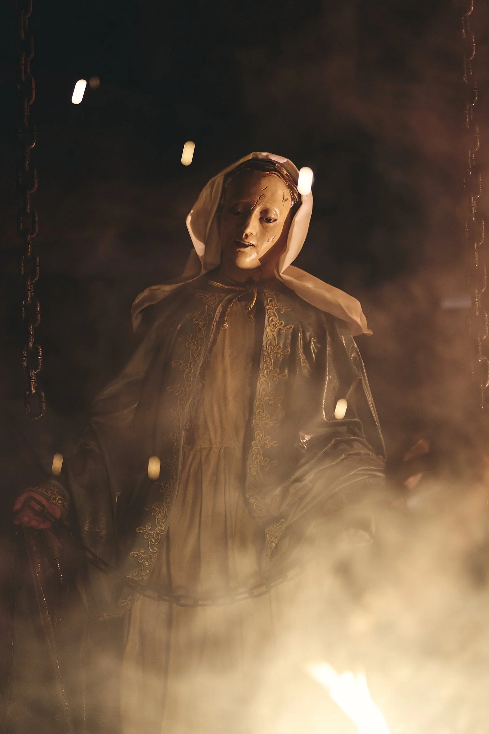 Juliana Lamia as The Virgin Mary in Terrifier 3