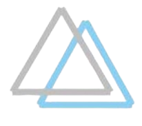 Abstract geometric pattern featuring overlapping white, gray, and blue triangles with yellow and green accents.