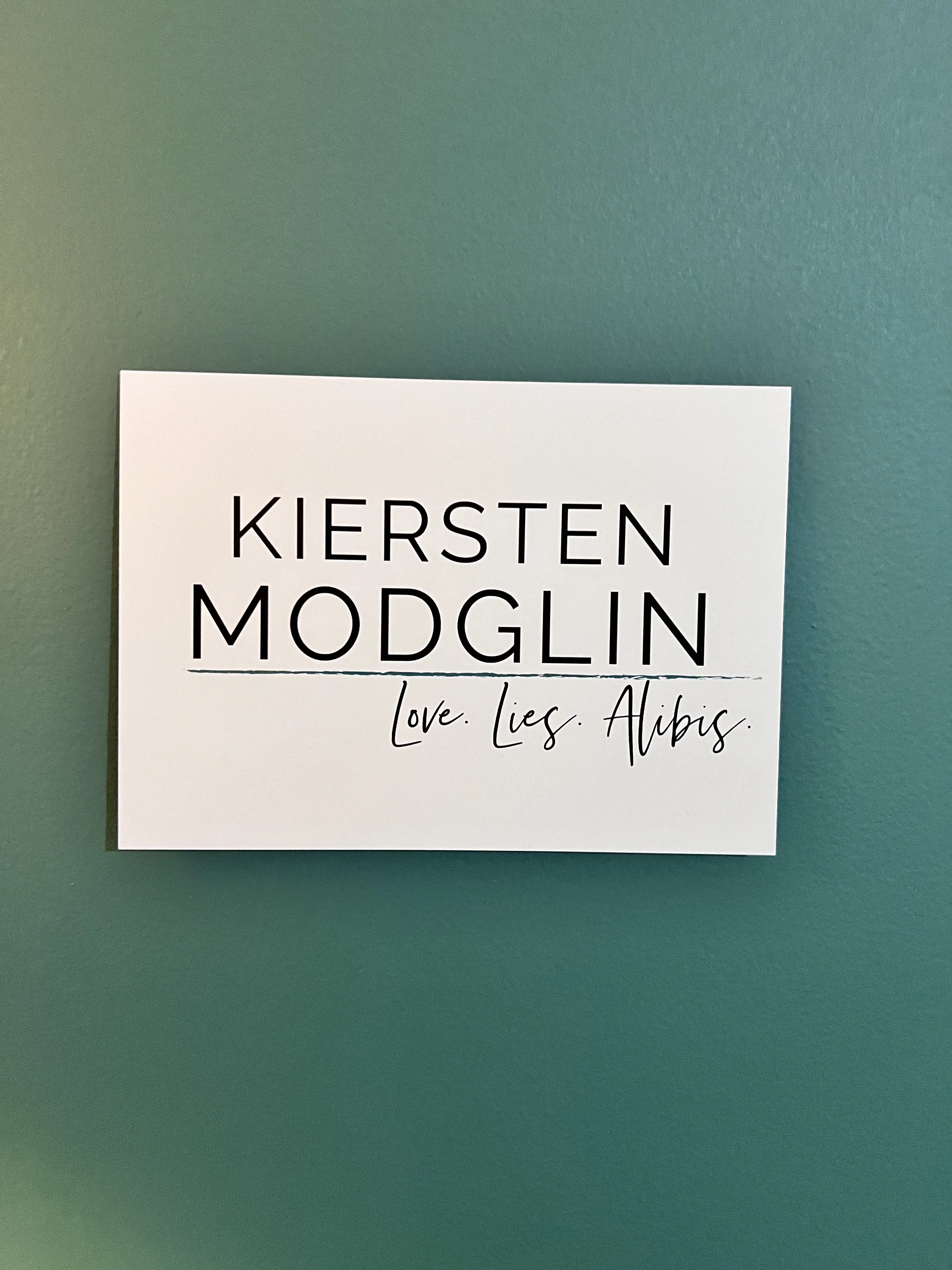 Personalized Postcard from Kiersten Modglin
