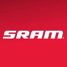 Red background with white 'SRAM' logo