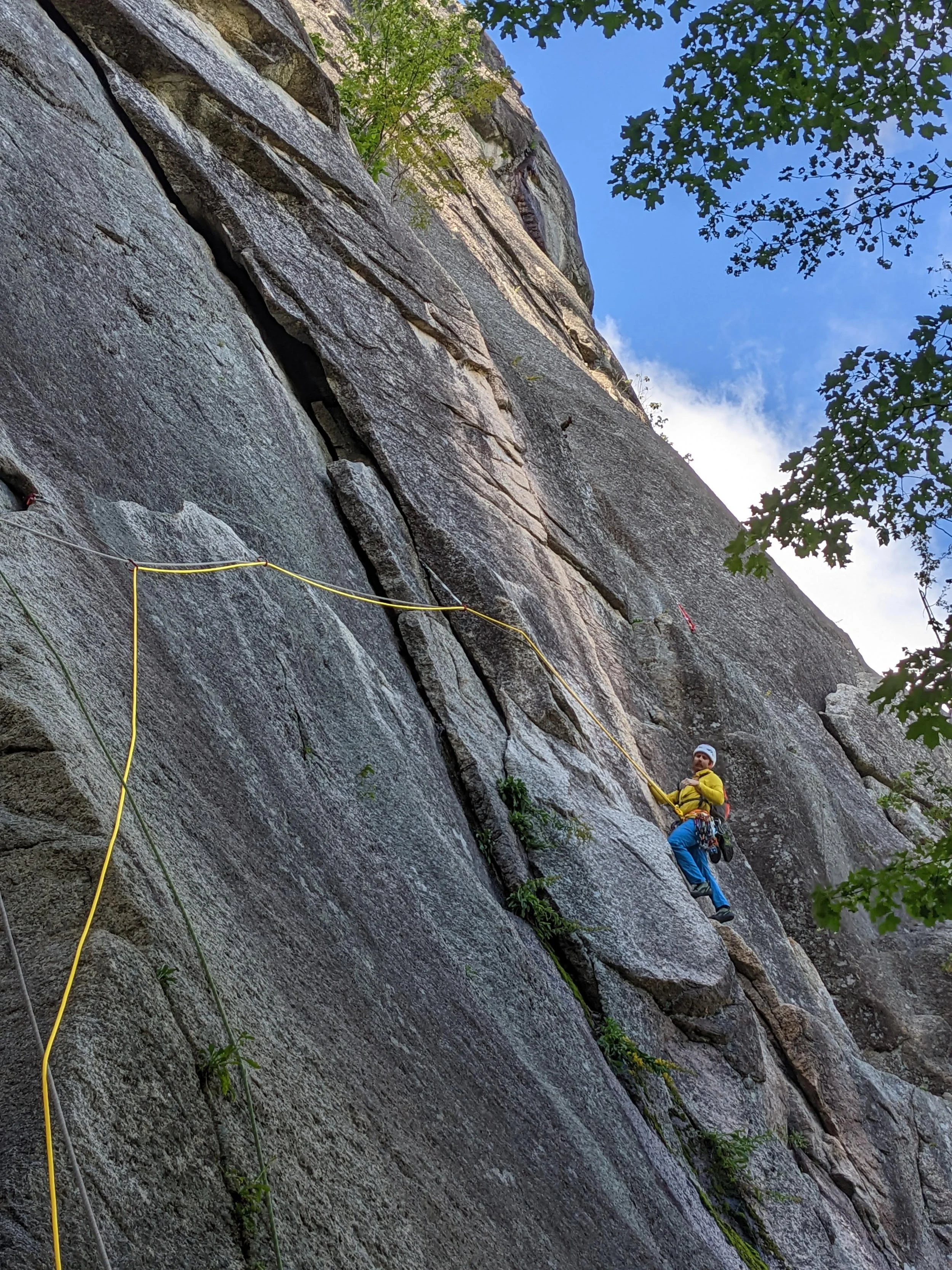 Guided climbing instruction in North Conway, New Hampshire