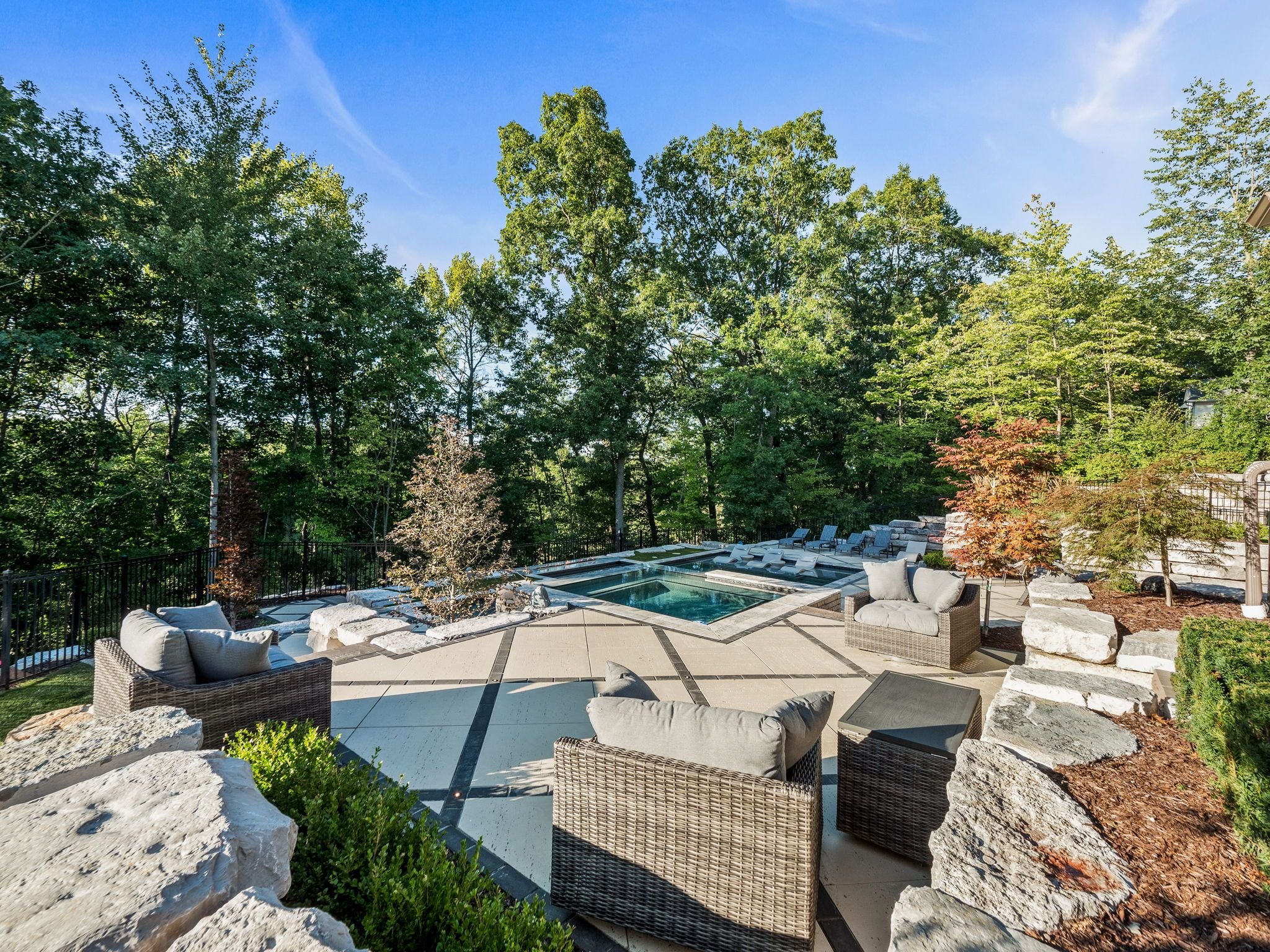 Luxury Backyard Outdoor Living Space – Custom Landscaping Michigan