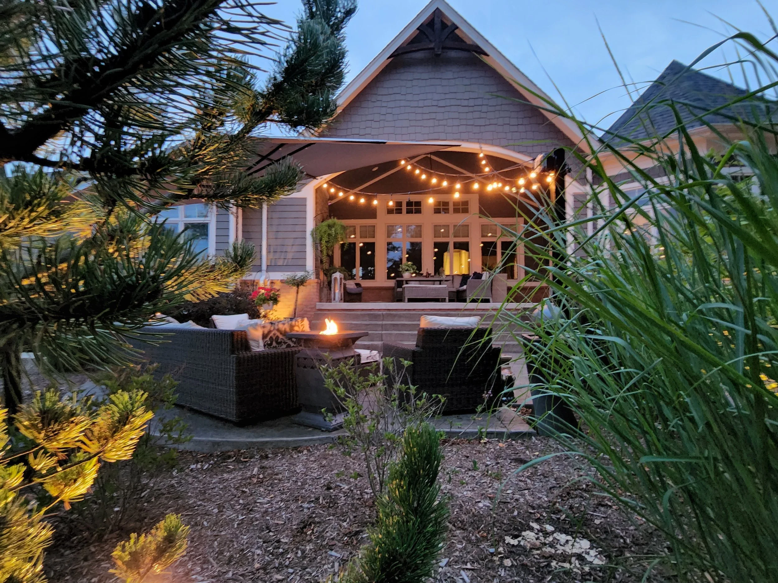 Luxury Backyard Outdoor Living Space – Custom Landscaping Michigan