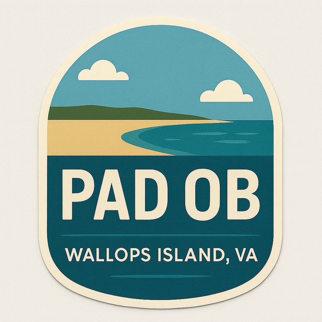 Wallops Island, VA - Pad 0B Sticker