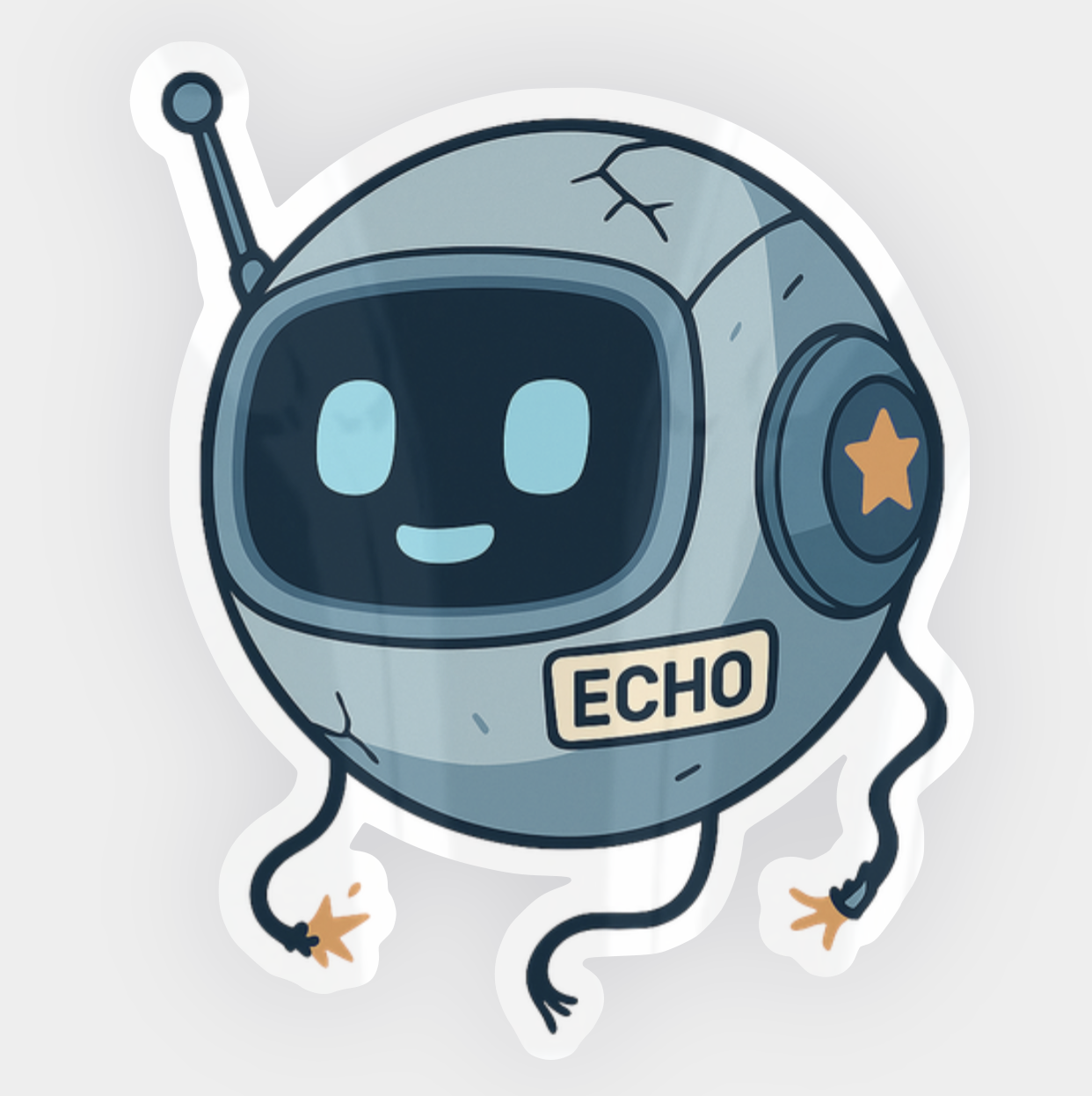 Echo Crew Sticker