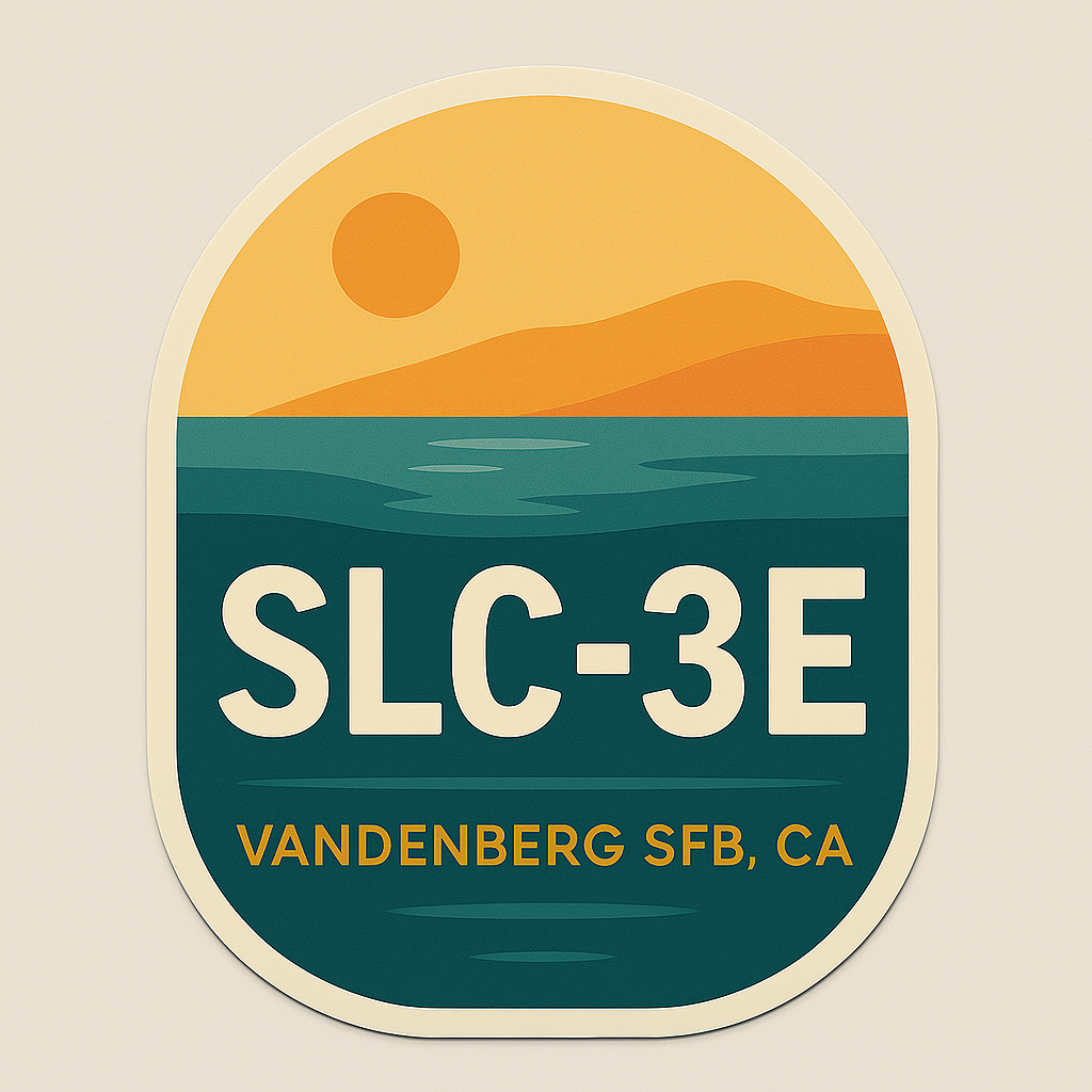 Vandenberg SFB, CA - SLC-3E Sticker