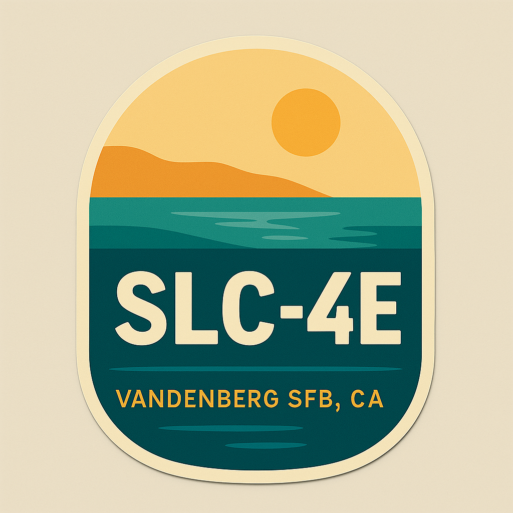 Vandenberg SFB, CA - SLC-4E Sticker