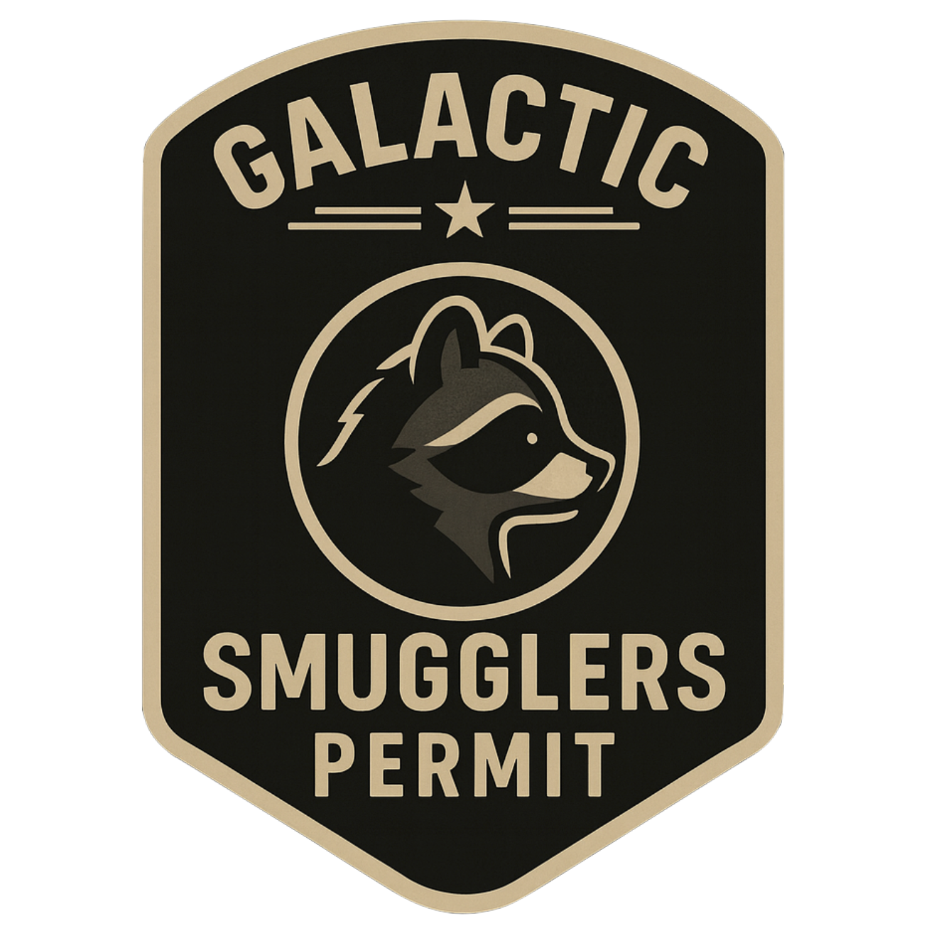 Galactic Smugglers Permit Sticker