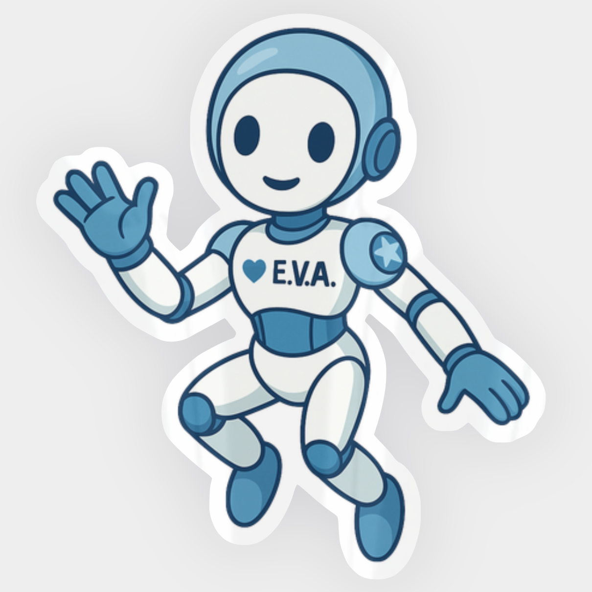 E.V.A. Crew Sticker