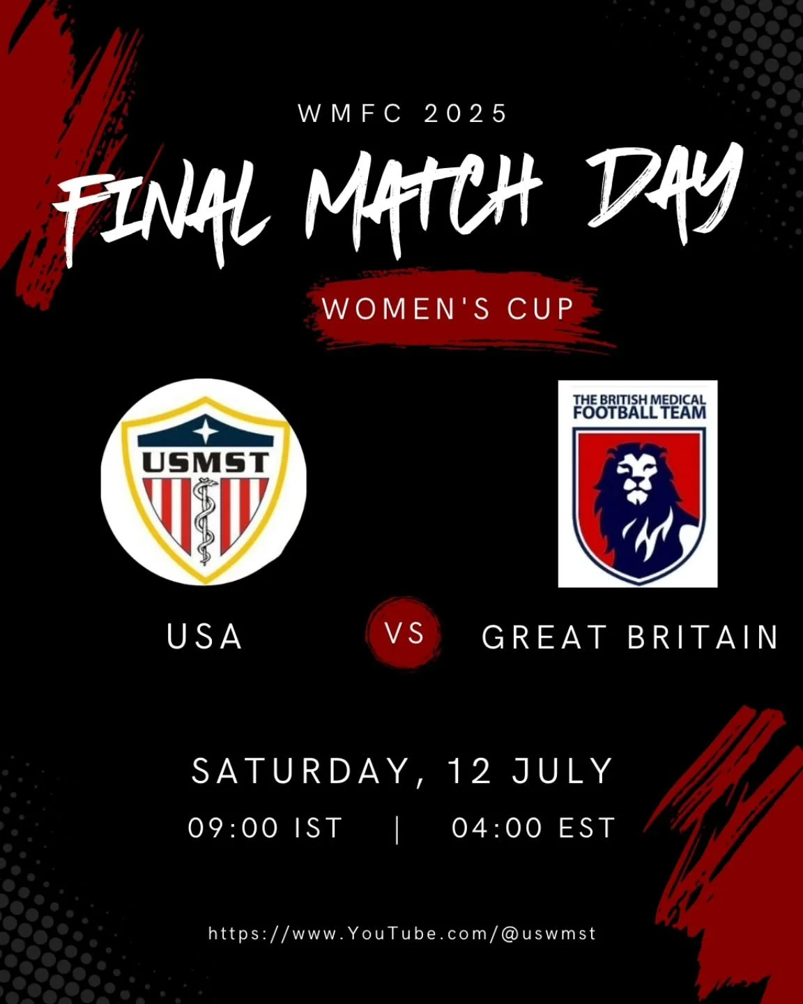 It feels surreal to post our very last Match Day update (for this year!), but I'm sad to say we've reached the end of #WMFC2025.

Put on your red, white, and blue pride one final time as we face Great Britain this morning.

Whether you're watching at